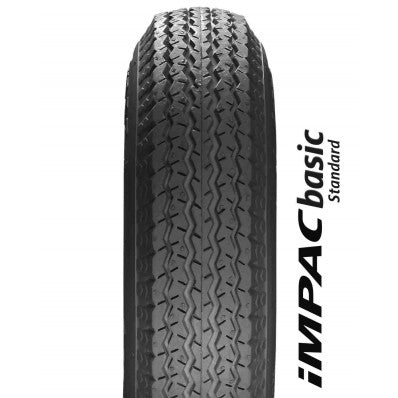 Bub. 2.80/2.50-4 (230x65) zwart Impac IS309/R-108 lijn (zaagtand)