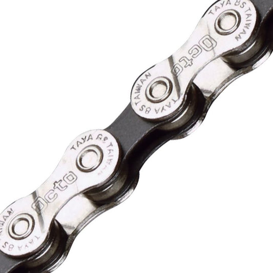 Taya Octo ketting 1/2x3/32 - 116 7/8 speed zilver / zwart