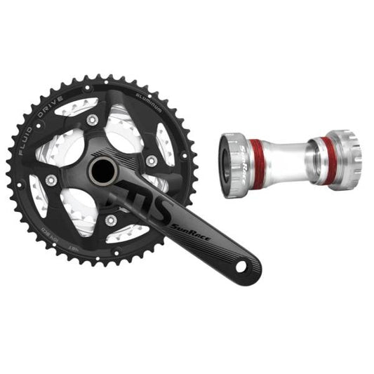 Sun Race FCMS50 crankstel 10 spd. 40/30/22T. 175 mm. + BBM97