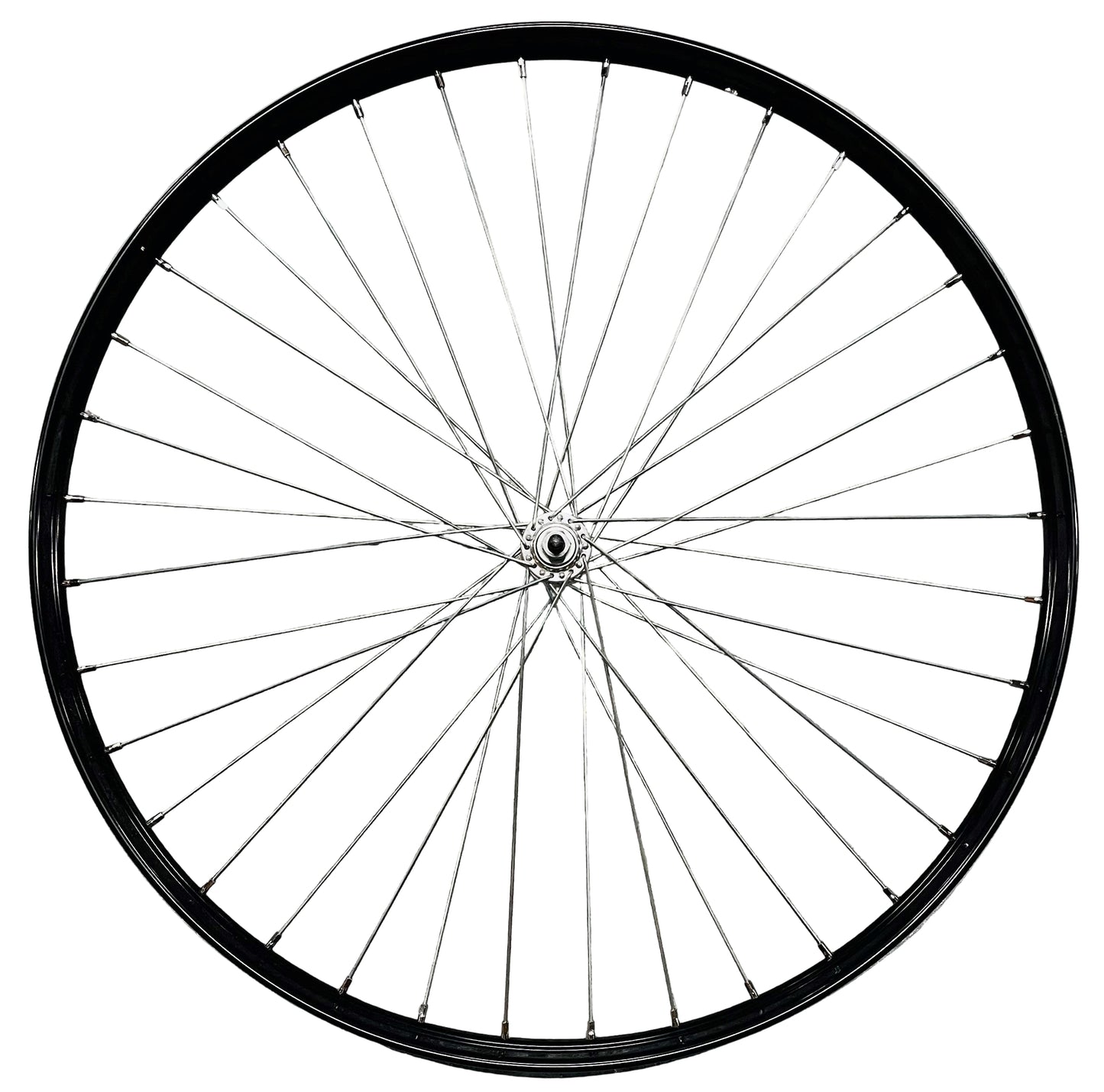 Voorwiel 28" - 635x25C V38 oma zwart Ryde zink spaken alu. voornaaf