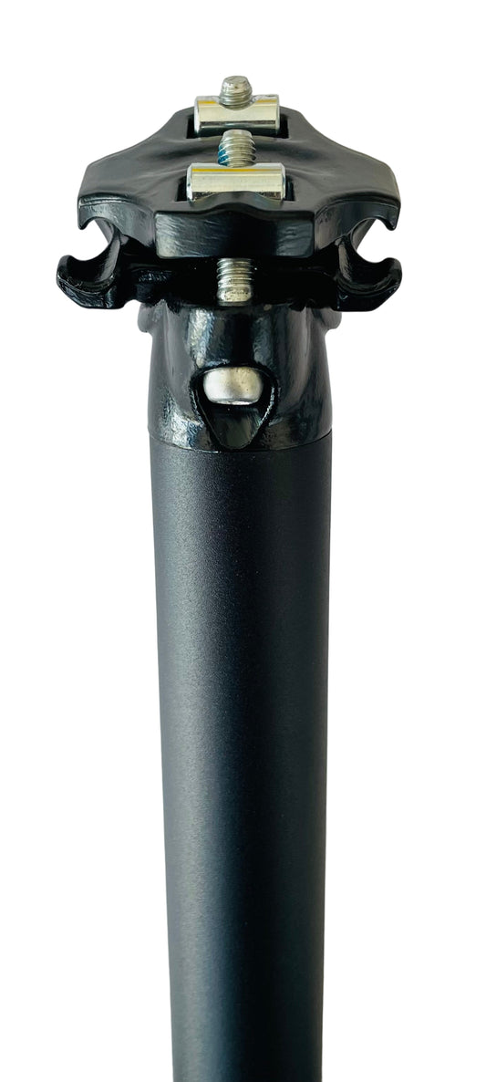 Zoom zadelpen 30.9 vast ATB 2-bouten 350 mm. zwart