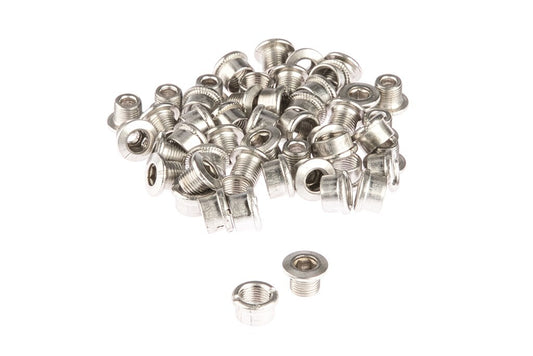 Miranda RVS kettingbladbout + moer M8 x 0.75  L=5 mm. (5)