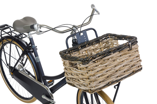 Basil 13082 Dijon L fietsmand voorop grijs/zwart