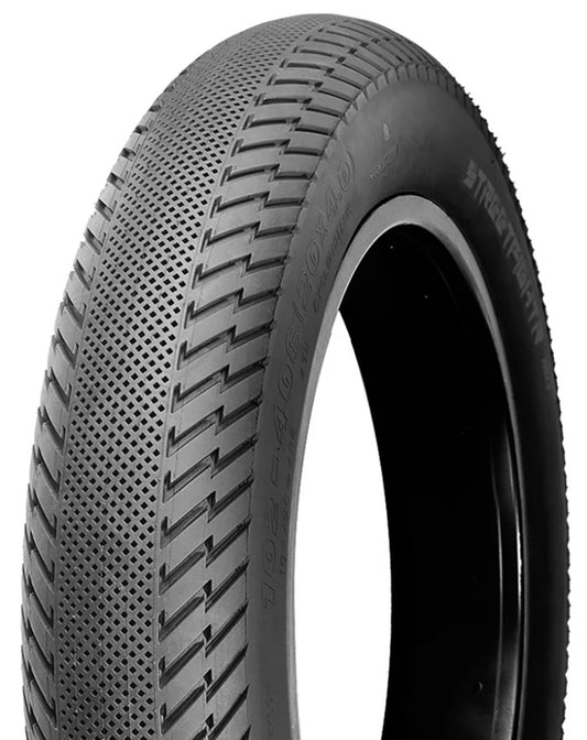 Bub. 100-406 / 20x4.00 Delium Streetfightr zwart - Fatbike