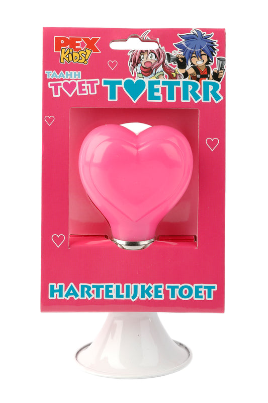 PexKids kindertoeter staal Mila wit+hartje