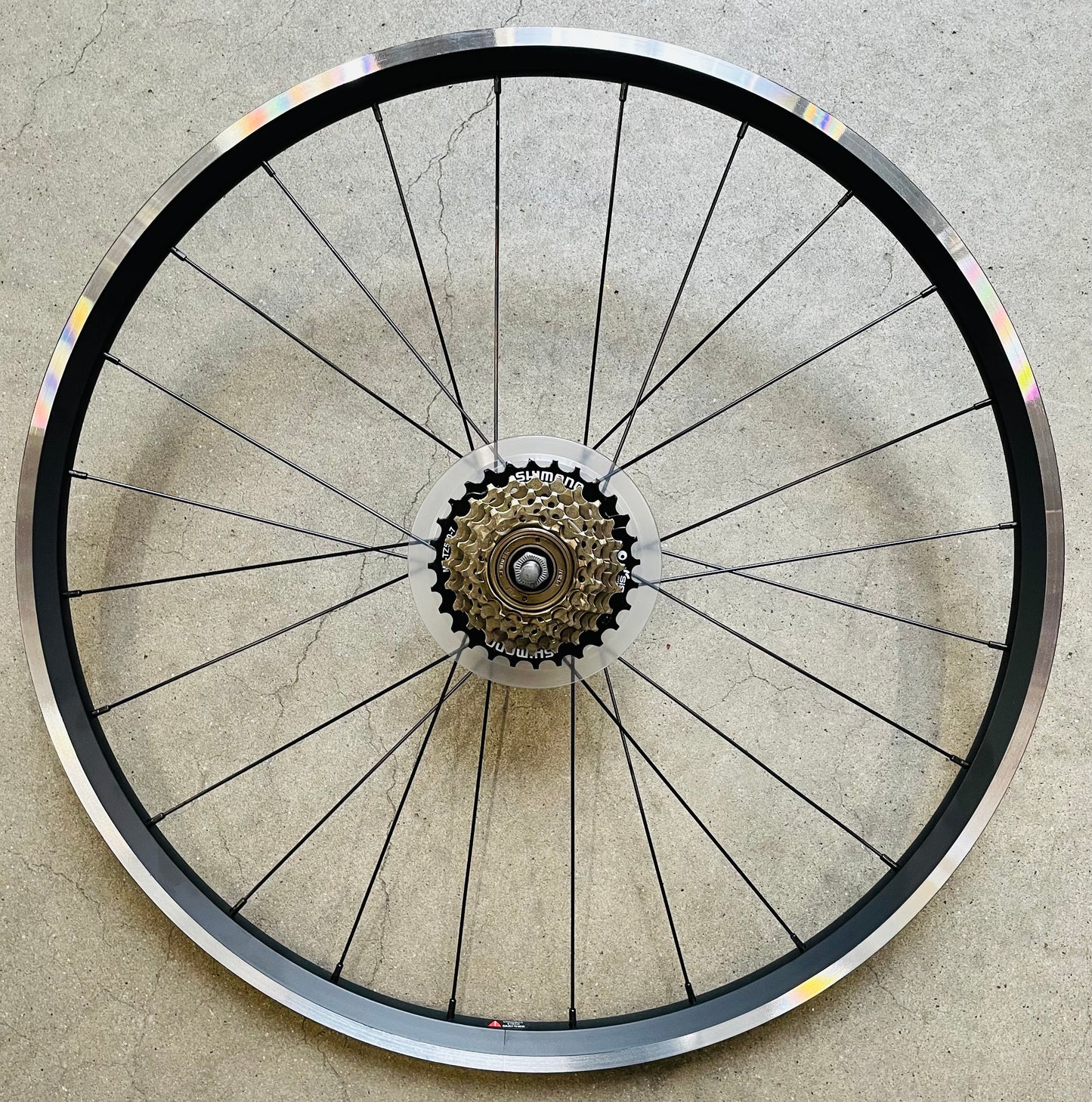Achterwiel 26" - 559 / 26x1.75 BFK zwart freewheel V-Brake