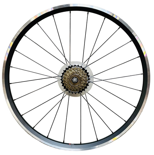 Achterwiel 26" - 559 / 26x1.75 BFK zwart freewheel V-Brake