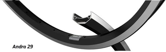 Velg 28' - 14 ANDRA29R 28'-622 aluminium zwart CNC (25Cx622)