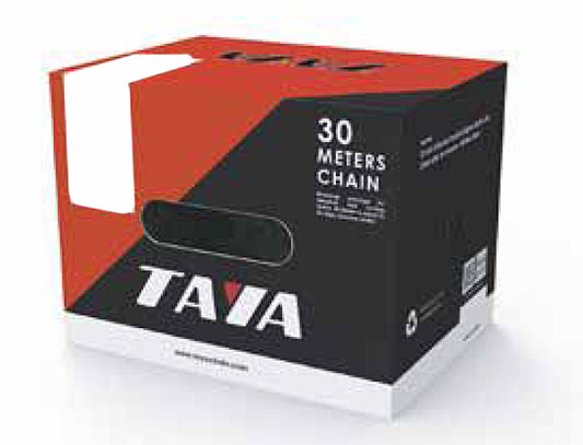Taya 410H 1/2x1/8 zwart rol 30 meter