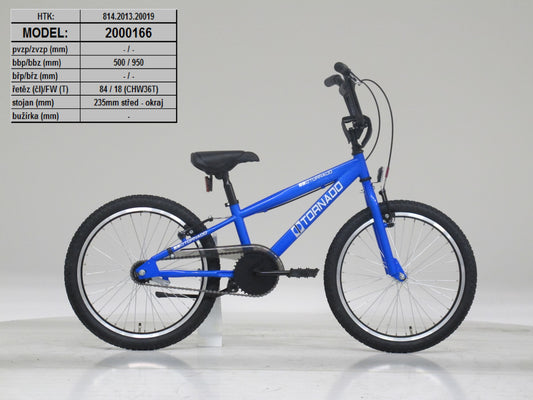 BMX 20" Tornado blauw