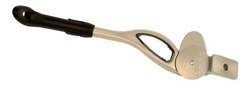 Hebie standaard aluminium 26"-28" verstelbaar zilver max. 25 kg.