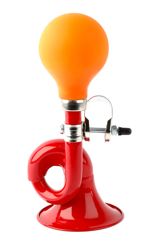 PexKids red toet posthoorn staal oranje bol