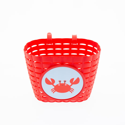 Widek fietsmandje Explorer Clappy Crab rood