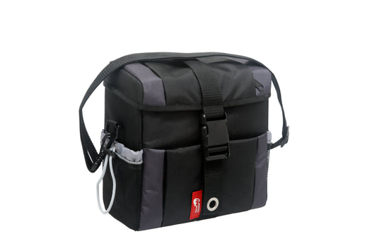 New Looxs tas nr. 132 Vigo Handlebar turnlock system Black Grey - 132.356