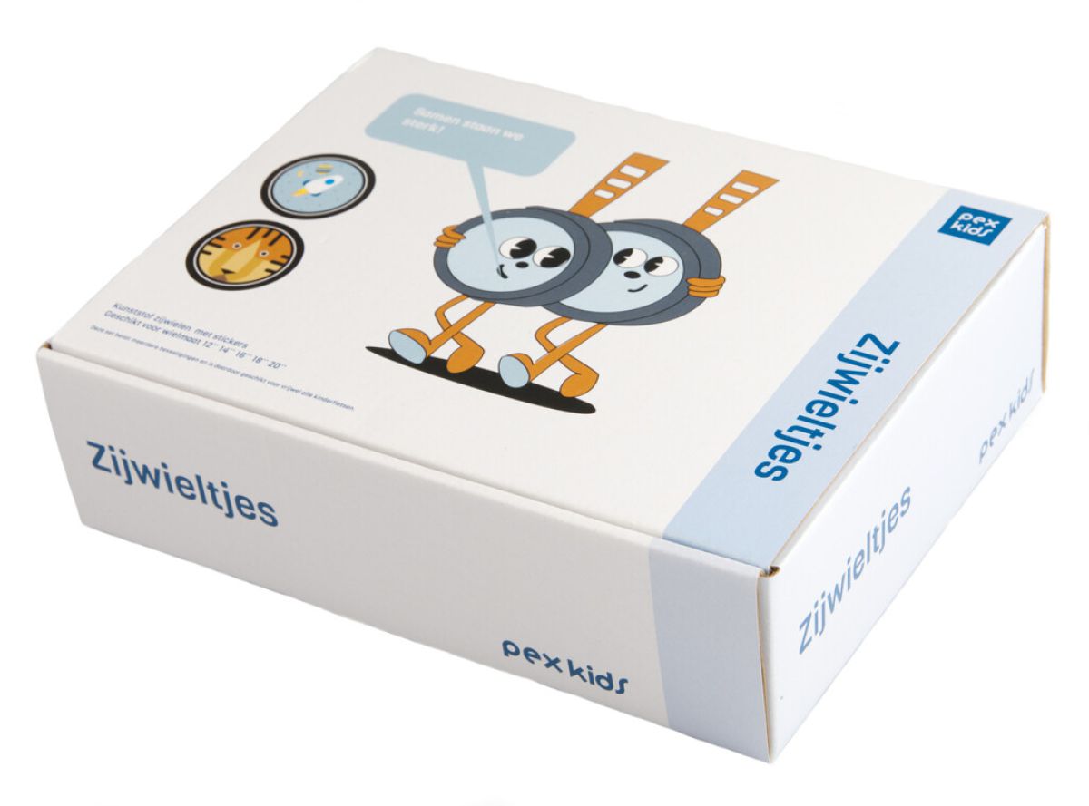 PexKids zijwielen 12-20" Rocket-Tiger