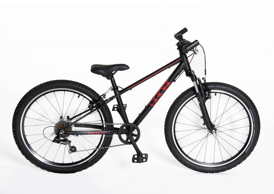 BFK 24" The BEAST 21V zwart/rood V-Brake - 24TB105V