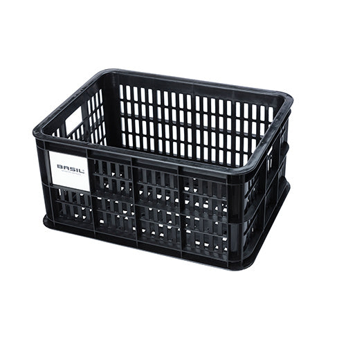 Basil 21110 Crate S fietskrat gerecycled kunststof small 17,5L zwart