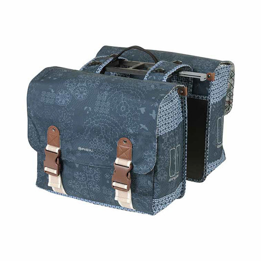 Basil 18052 Bohème dubbele fietstas MIK 35L indigo blauw