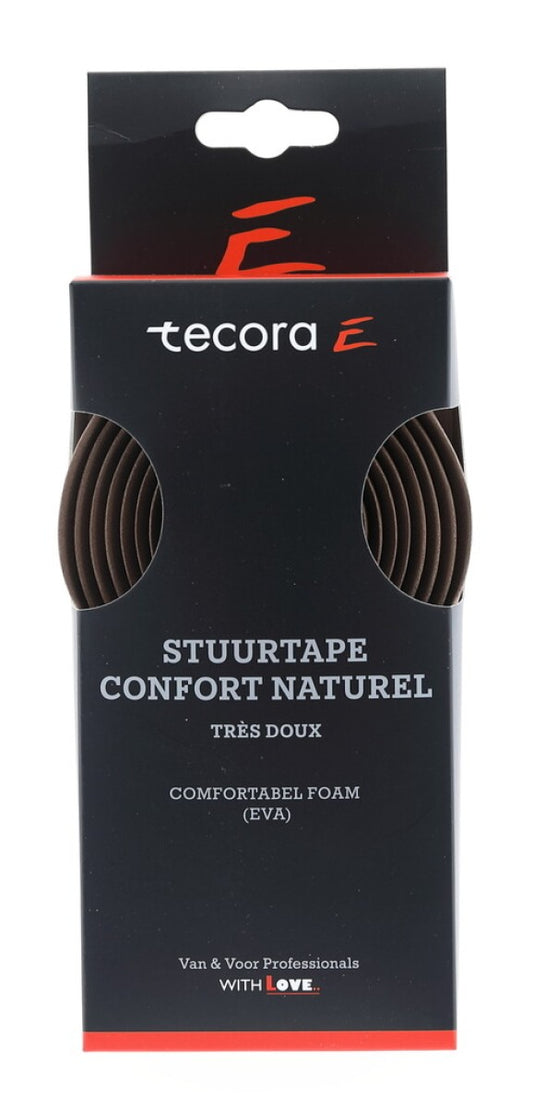 Tecora E stuurlint Confort Naturel ø2,5x30 mm. 1.8 mtr. bruin