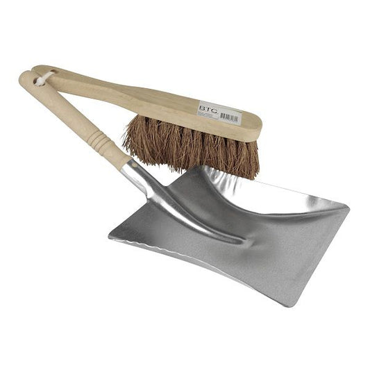 BTC Line Green stofblik metaal met cocos handveger