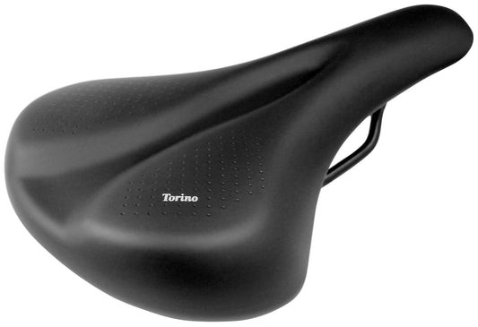 Selle San Remo zadel/kaart Torino AM PU zwart