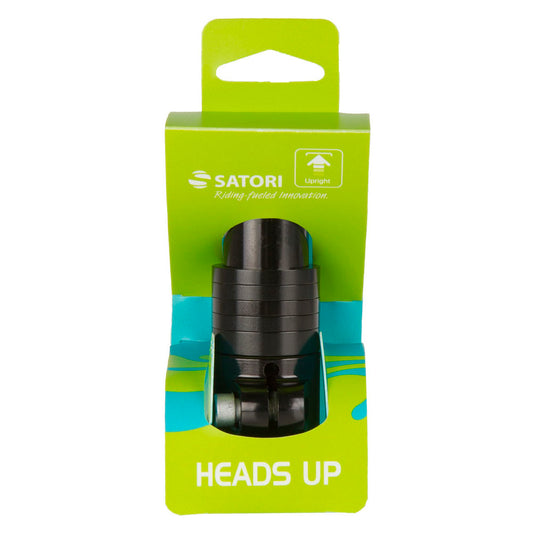 Satori Ahead adapter 1.1/8" met spacers zwart