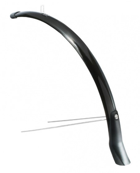 Eurofender spatbord voor Snello 28" - 46 mm. zwart