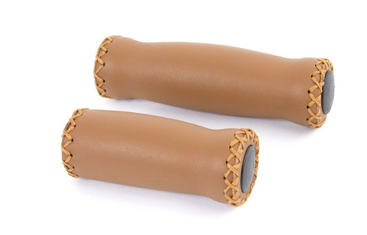 Velo handvatten VLG-617A leer 92/127 mm. bruin