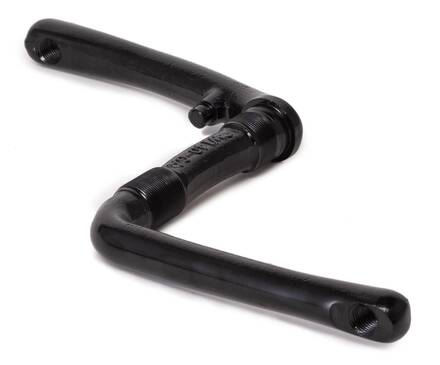 BMX one piece crank 175 zwart