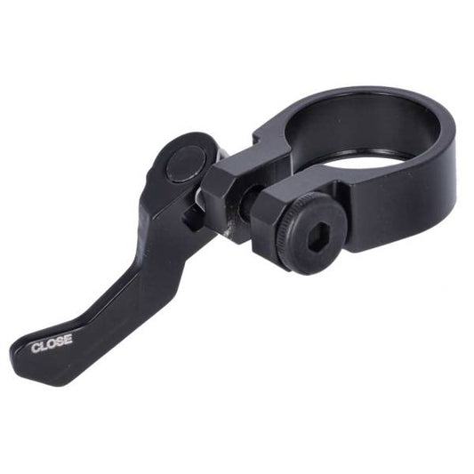 Ursus zadelbuisklem aluminium QR zwart 31.8 / hendel verticaal