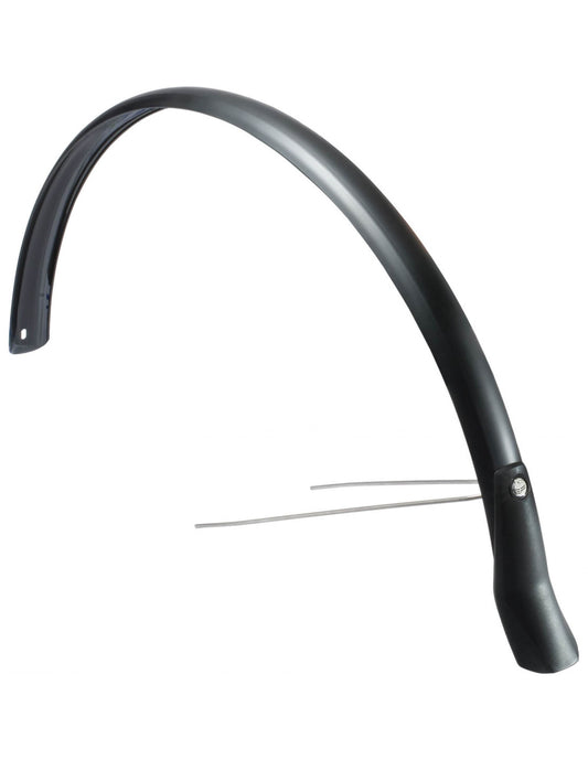 Eurofender spatbord achter Snello 28" - 51 mm. mat zwart