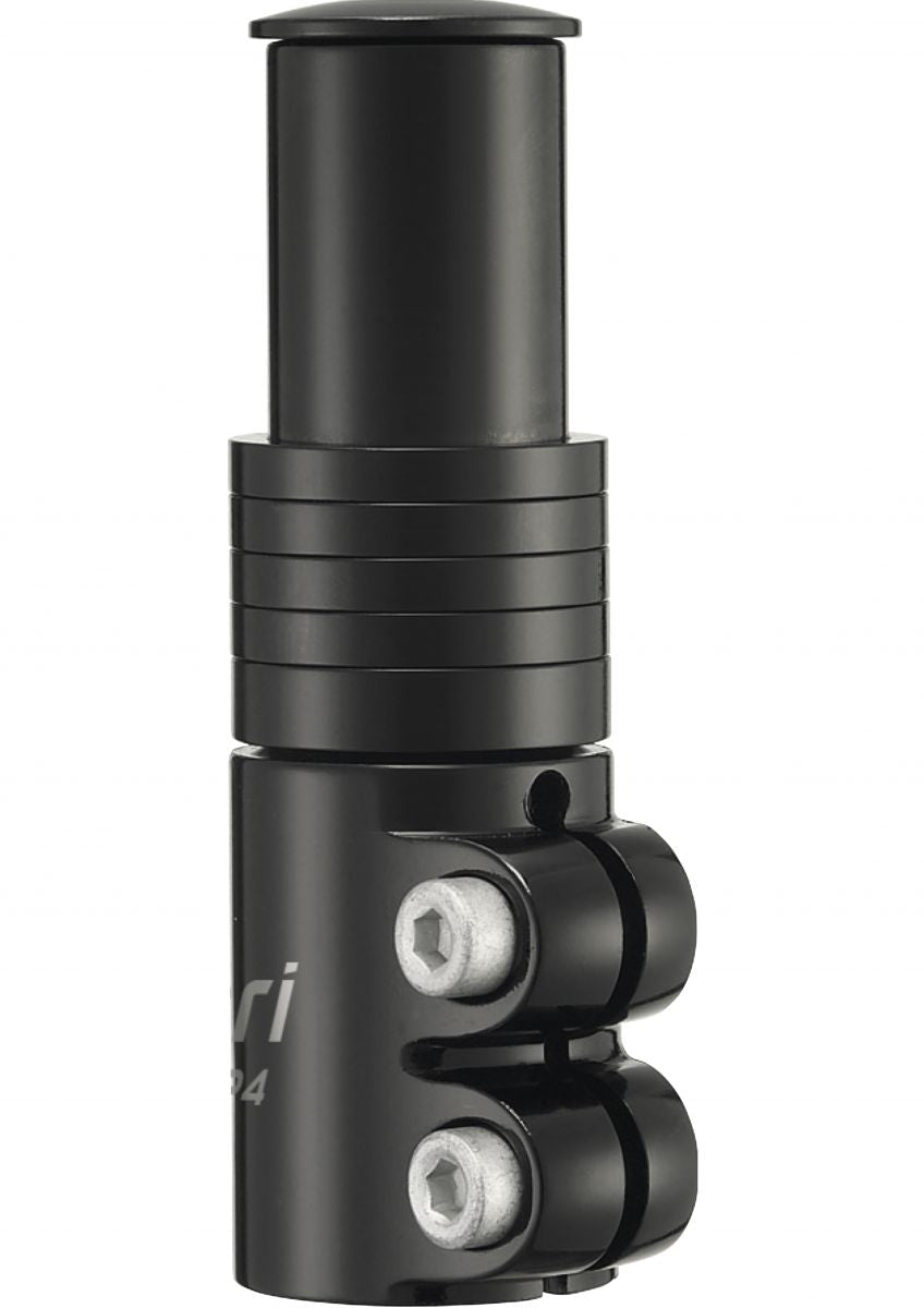 Satori Ahead adapter 1.1/8" met spacers mat zwart