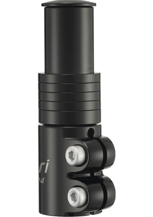 Satori Ahead adapter 1.1/8" met spacers mat zwart