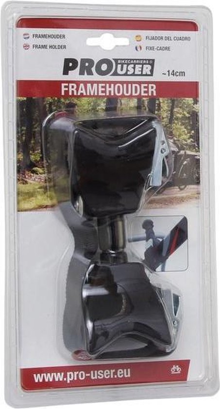 Pro User framehouder 14 cm. met 2 straps blister - 99700
