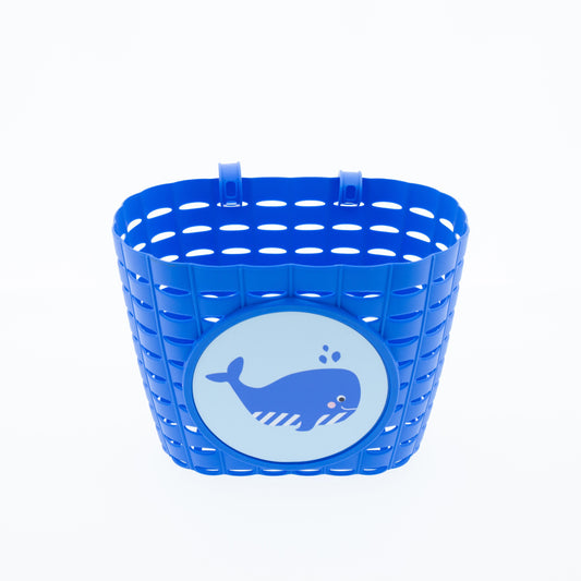 Widek fietsmandje Explorer Splashy Whale blauw