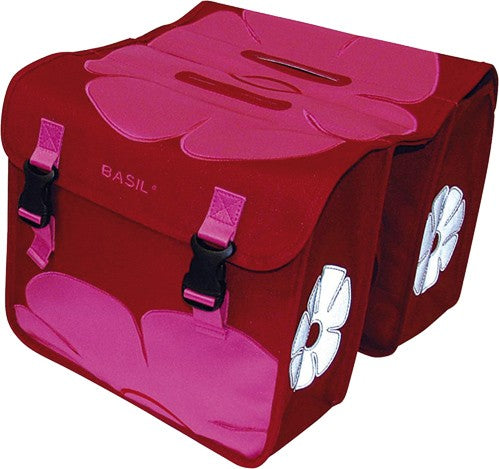 Basil 17110 Jasmin double bag kids 20L. rood/roze