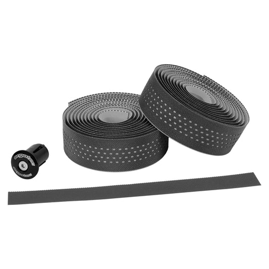 Ergotec stuurtape Sanremo L=2000 mm zwart/grijs