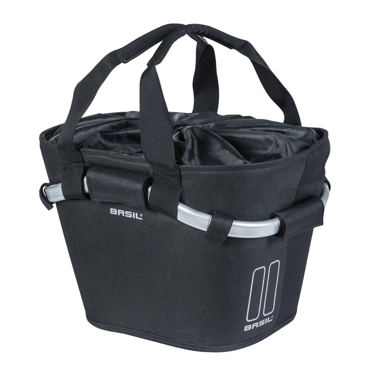 Basil 11252 Classic Carry All Front Basket zwart