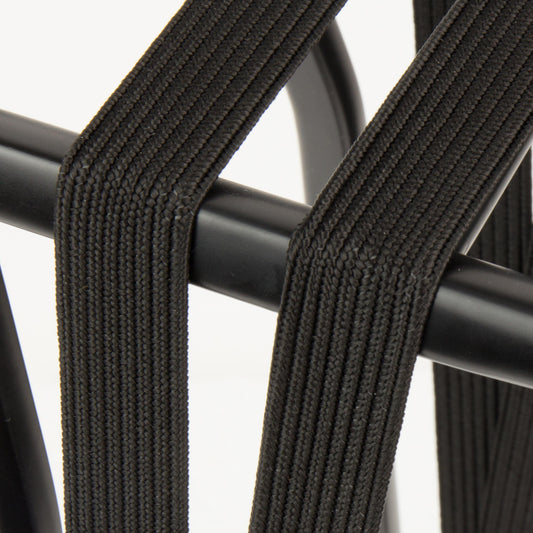 Widek SUV veiligheidsbinder met stalen haak 2x24mm. zwart (56 cm.)