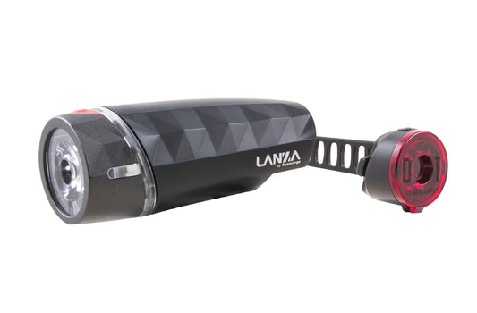 Spanninga Lanza set voor + achter incl. batterijen