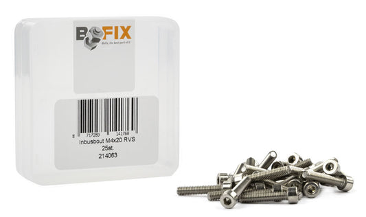 Inbusbout M4 x 20 RVS