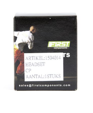 First balhoofdstel 9-delig 1" chroom