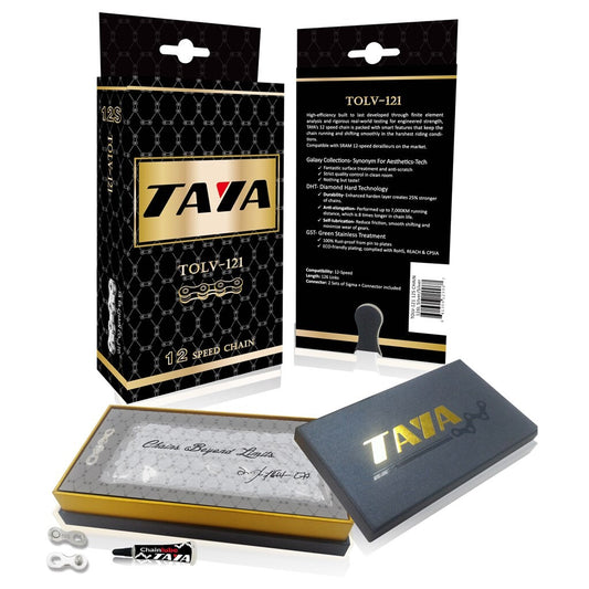 Taya Tolv-121 ketting 12 spd. 1/2x5/64 - 126 12 spd. zilver