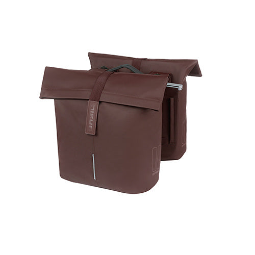 Basil 18376 City dubbele fietstas MIK 28-32L roasted brown