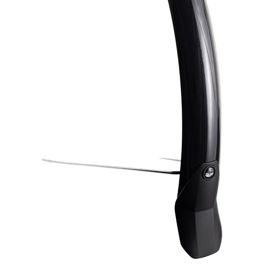 Eurofender spatbord voor Mudguard Lampo 28"- 58 mm. mat zwart