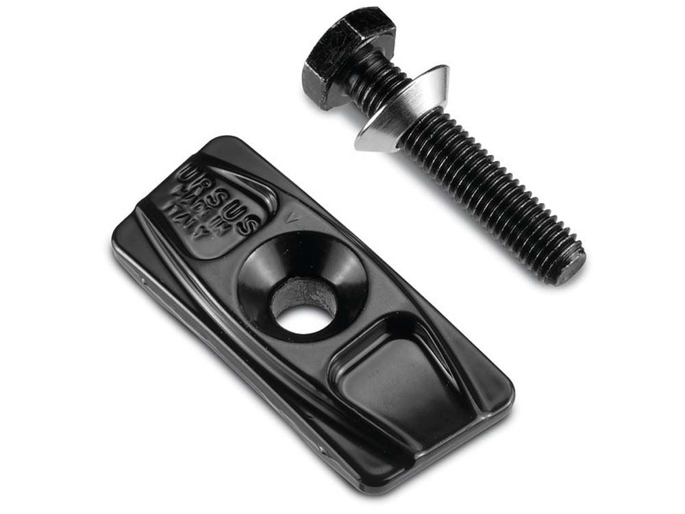 Ursus bovenplaat met bout M10x75 met conische ring zwart