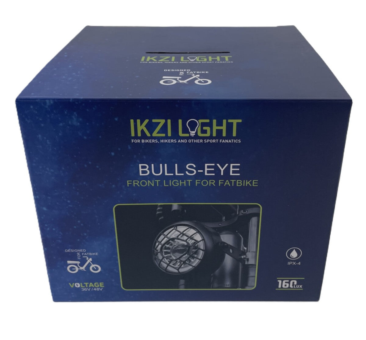 IkziLight koplamp Bulls-Eye t.b.v. fatbike