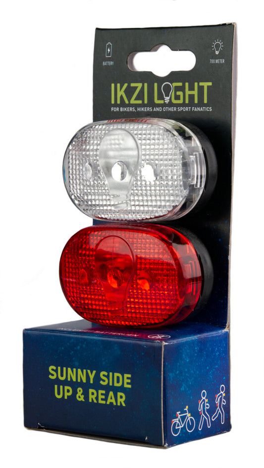 IkziLight 3-led-set wit/rood