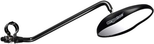 WH spiegel M-99 aluminium zwart per stuk