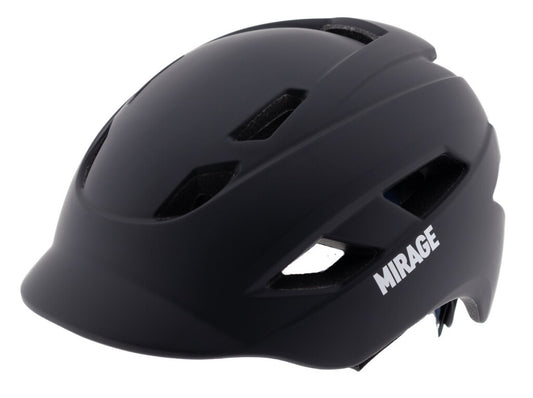 Mirage City/E-bike helm 55-58 cm mat zwart